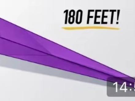 油管纸飞机大神设计,超级标枪纸飞机—Bolt,能飞150英尺#纸飞机 #折纸教程 #折纸 #手工折纸 @DOU+小助手