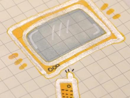 不同年代电视机的画法#简笔画 #画画 #轮廓笔