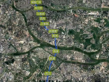 广州地铁2号线运行卫星图 #地理科普 #广州地铁 #广州地铁2号 #广州 #嘉禾望岗