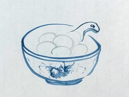 国画元宵的画法 元宵节国画#国画教程 #零基础学画画 #国画花鸟#国画#一画就会