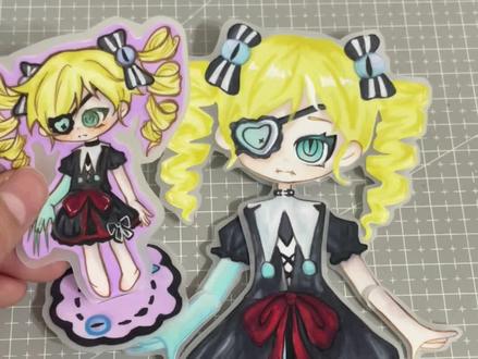 喜欢萌萌的qq人 #可动纸片人 #手绘