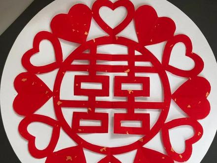 新年必学窗花,心连心双喜,非常喜庆,快来试试吧! #亲子手工 #剪纸 #新年手工 #剪窗花 #手工diy