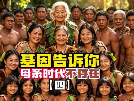 基因告诉你母系时代不存在【四】 #女权 #母系社会 #母系氏族 #母权 #原始部落