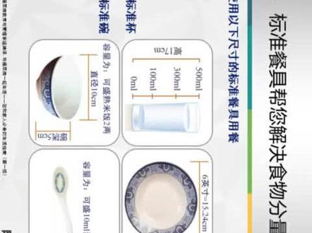 解决食物分量问题用标准餐盘