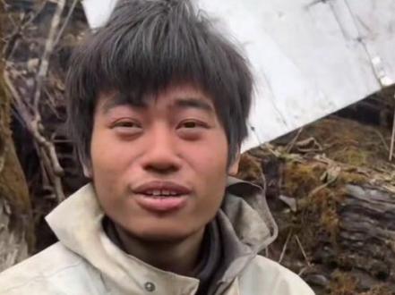 林北终于掀开了他的遮羞布#荒野求生 #野外生存 #搞笑 #林北