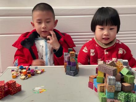 磁力方块工厂-我的世界#磁力方块 #磁力方块积木 #积木 #积木搭建 #我的世界