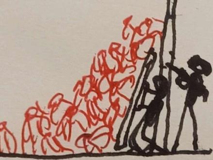 血肉·入侵与失控#火柴人#手绘#剧情