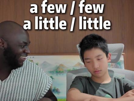 Few/a few/ little/ a little
#英语 #英语口语 #学习 #英语启蒙 #英语学习
