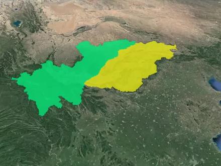 山西与陕西,陆地竟然不接壤?#地理 #科普