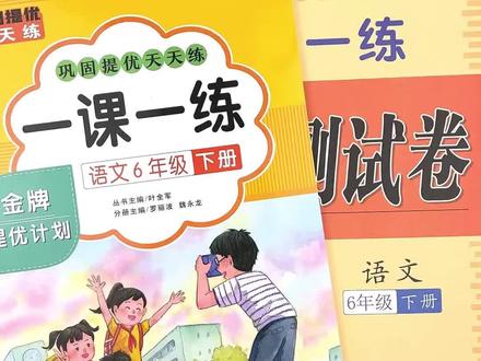 人教版六年级下册,语文一课一练,配套同步测试卷,巩固题优天天练。人教版#六年级下册语文 #一课一练 #同步测试卷 人教版#六年级语文 #同步练习