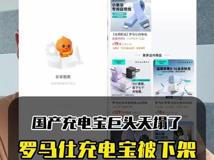 罗马仕充电宝被全网下架了#罗马仕充电宝 #罗马仕