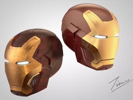 Solidworks钢铁侠头盔建模 #留学英国 #美国留学 #工业产品设计