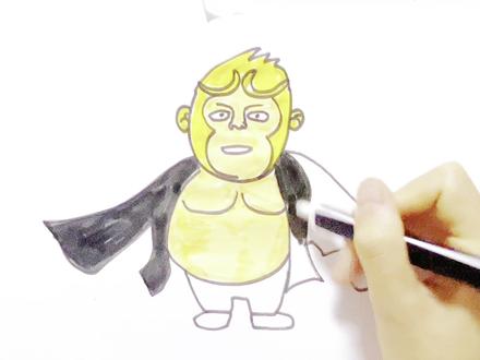 脑洞创意简笔画:孙悟空和猪八戒合体会变成什么? #手绘教程 #简笔 #绘画教程 #零基础学画画