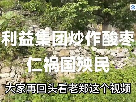 原本几元一斤的酸枣仁,被利益集团炒作,先将酸枣打尽,再出资将酸枣树不论大小一概砍伐,致几年内供不应求,看吧,年后枣仁饮片得上一千一斤,医生无法开药,患者买不起药,祸国殃民。