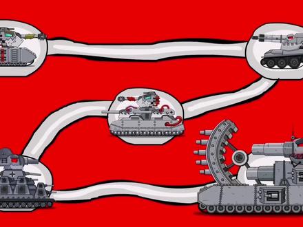 坦克世界动画:kv45的练级之路! #我要做爆款 #坦克世界动画