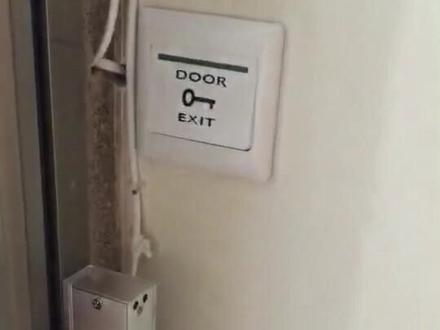 推拉门这样装磁力锁也不错👍