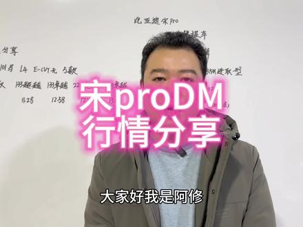 比亚迪宋proDM车价行情分享 #汽车 #汽车人共创计划 #买车 #比亚迪宋pro #宋prodmi