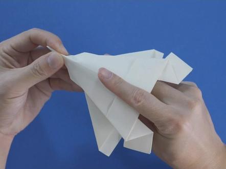 最好的F-22纸飞机教程2/3#手工 #折纸 #纸飞机