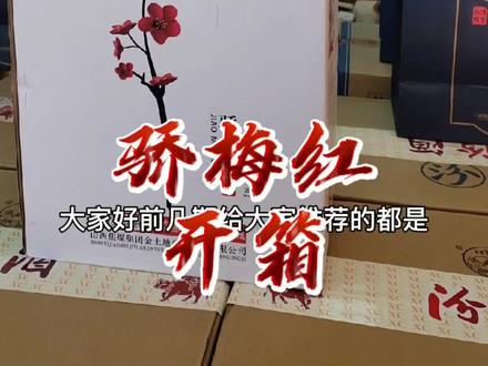 #以酒会友 口粮酒推荐 骄梅红开箱