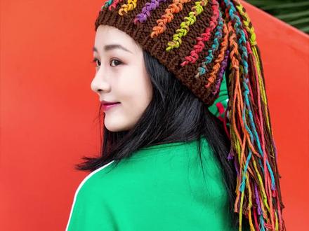 嘻哈脏辫帽手工编织毛线帽完整视频教程 #毛线帽 #棒针编织 #编织教程