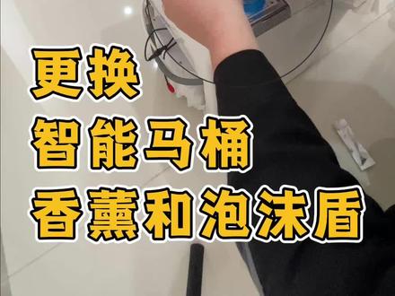 #实用小技巧 #铁岭 #铁岭同城 #泡沫盾 #铁岭卫浴哪家好 一分钟教会你更换智能马桶泡沫盾