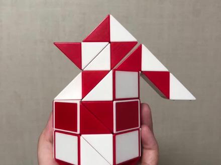 48段魔尺拼手榴弹#百变魔尺 #魔尺 #48段魔尺 #48段魔尺变手榴弹