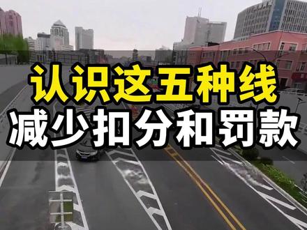路上的这五种线一定要认识不然会被扣分和罚款 #养车用车知识分享