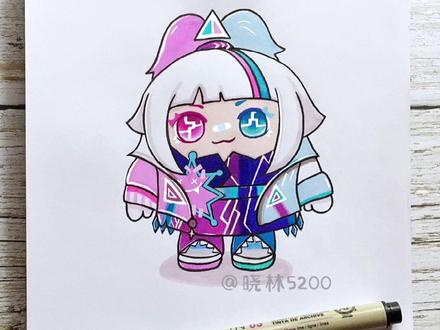 蛋仔派对系列简笔画(4)~音爆耀星 #创作灵感 #蛋仔派对 #音爆耀星 #简笔画 #画画 @抖音小助手