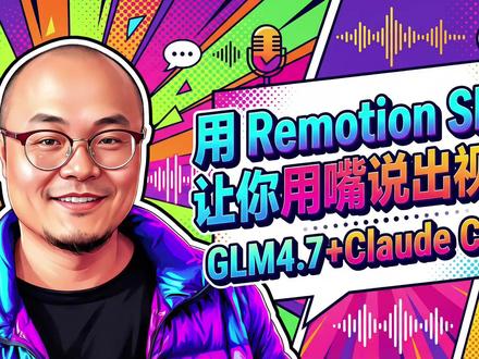 家人们谁懂啊!公众号文章直接变动画视频?用Claude的Remotion Skill+GLM4.7,动效/转场/配音一步到位!文案→成片只要几分钟,自媒体人直接爽翻!
#内容创作 #ai工具 #效率神器#短视频