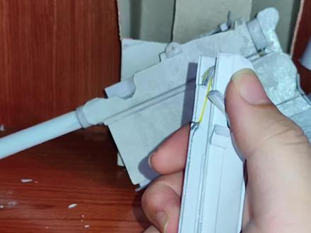 纸制玩具侧跳刀#手工 #手工打造 #纸模 #模型玩具 #玩具