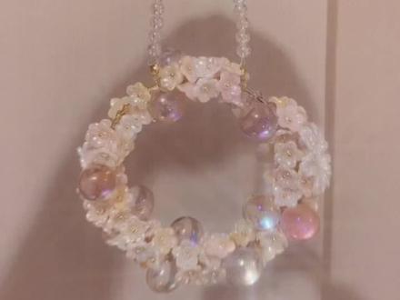 bulingbuling的车挂花圈教学来了 喜欢的宝宝学起来#手工diy #好物推荐🔥 #教程#美出高级感 #教程