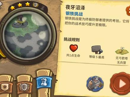 王国保卫战野牙沼泽钢铁挑战分享,不得不承认小看了杰拉尔德爵士