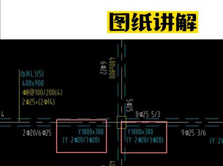 梁竖向加腋的识图与锚固,加腋钢筋斜杠是什么意思呢#建筑识图 #工程人 #建筑工程 #识图 #建筑图纸