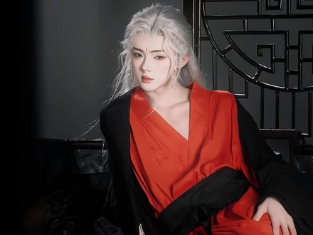 拍完才发现头发定位夹没取#cos #玉如萼