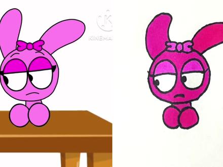 奥伦对平基也太有耐心了 #简笔画 #奥伦 #节奏盒子 #平基 #二次元