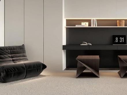 书房全景它来啦,你们在哪儿呀#酷家乐 #效果图 #分享知识 #现代简约 #灯光秀