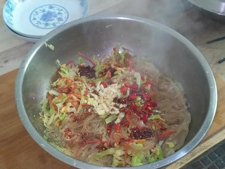 粉条莲花白,教你做道家常菜,清爽可口下饭美味,家人都爱吃