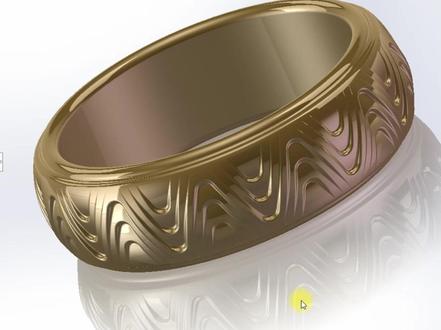 用Solidworks快速画一个指环,简单粗暴!你学会了吗? #SolidWorks#solidworks建模#机械#机械专业#机械工程师