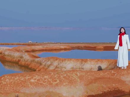 不是青海湖 ,是青岚湖!落羽杉公路,红土悬崖,红色堤埂,这个小众湖泊分分钟出大片@江西文旅 #江西 #惊艳全场 #南昌宝藏打卡地