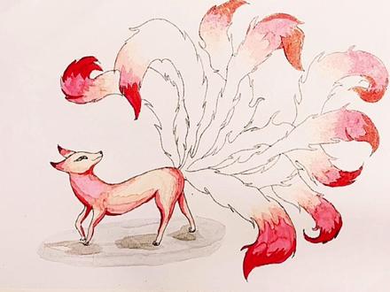 驻足千年的目光,只为前世今生的每一次相遇。这是九尾狐,是纣王妲己的恋歌。#抖音看见音乐 #绘画 #手绘 #画画