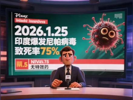 2026.1.25,印度爆发尼帕病毒,而每天约3400至3800人从印度进入三哥坡。
#新加坡#三哥坡