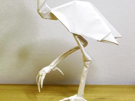 白鹭(第三部分)#手工折纸 #折纸 #折纸教程