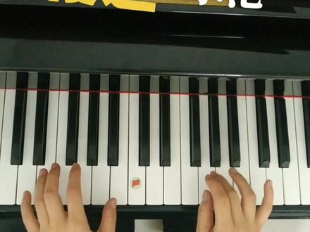 #0基础学钢琴 一级《快乐的女战士》慢速示范@抖音小助手