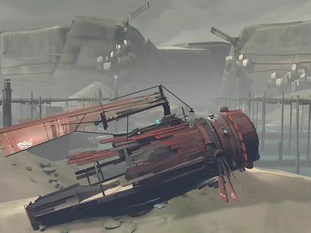 孤帆远航2:机械大船被一分为二,燃料耗尽,真是雪上加霜! #孤帆远航 #涌变暗潮 #单机游戏 #高画质