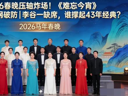 #难忘今宵 #2026春晚#春晚封神瞬间#难忘今宵再次唱响 @抖音创作小助手 @DOU+小助手 一