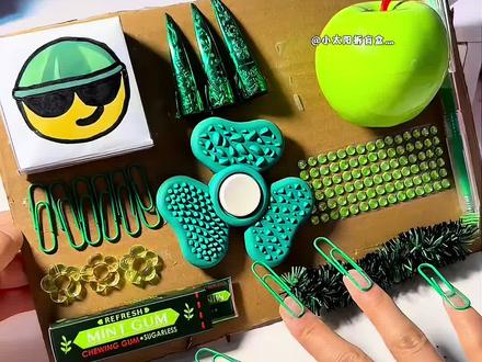 自制绿色解压声控板 #做手工我是认真的 #自制 #二次元 #解压 #声控