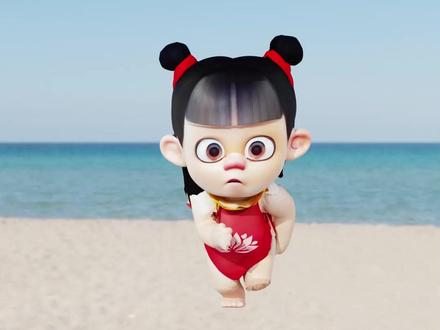 跳舞的哪吒 #哪吒 #动画短片 #抽象