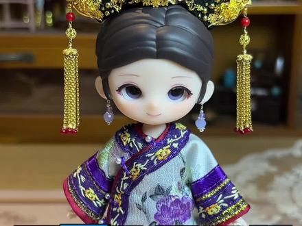 这旗头是真的百搭 #手工diy #原创手作分享 #甄嬛传