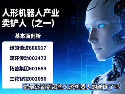 人形机器人产业(之一)#投资 #股票 #股票分析 #人形机器人 #我要上热门