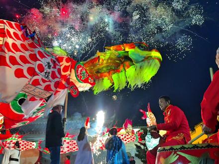 鱼灯逐月影,一梦入徽州。#徽州 #唐模 #来唐模独占鳌头